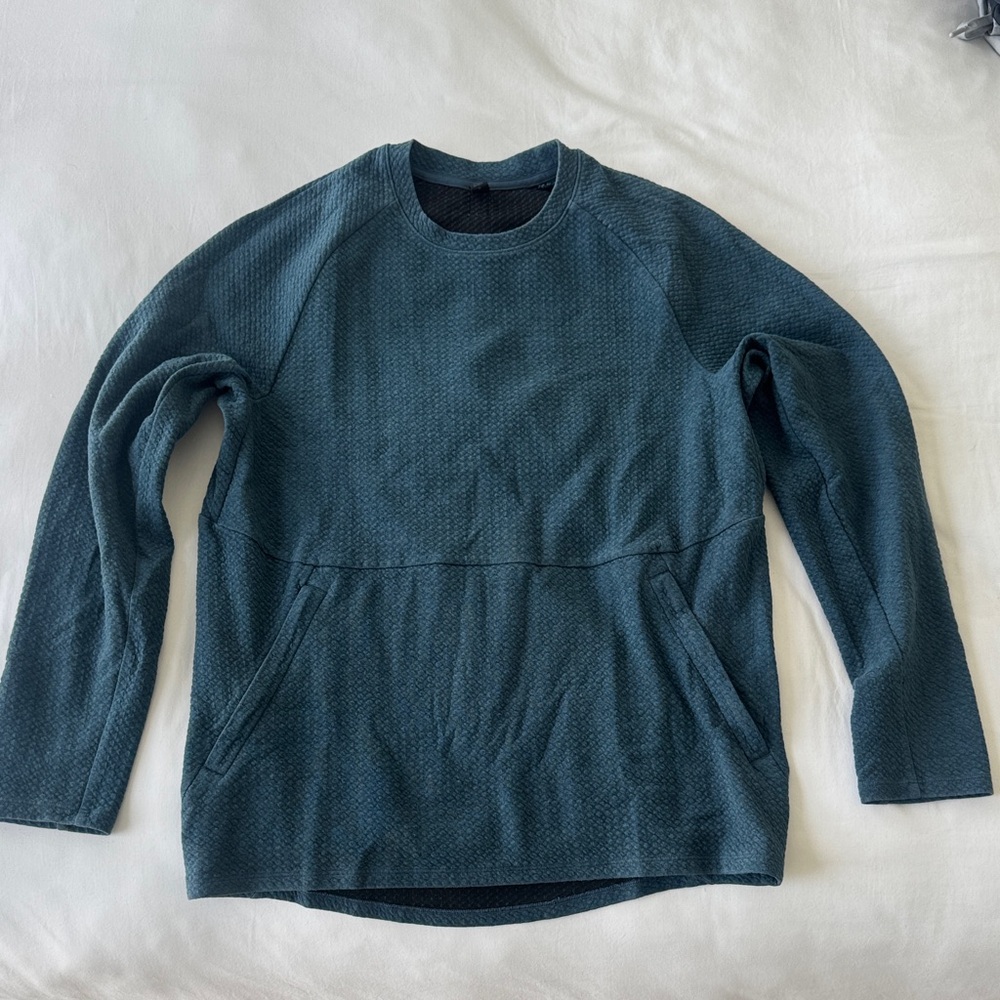 lululemon athletica Men's Teal Crewneck Sweater